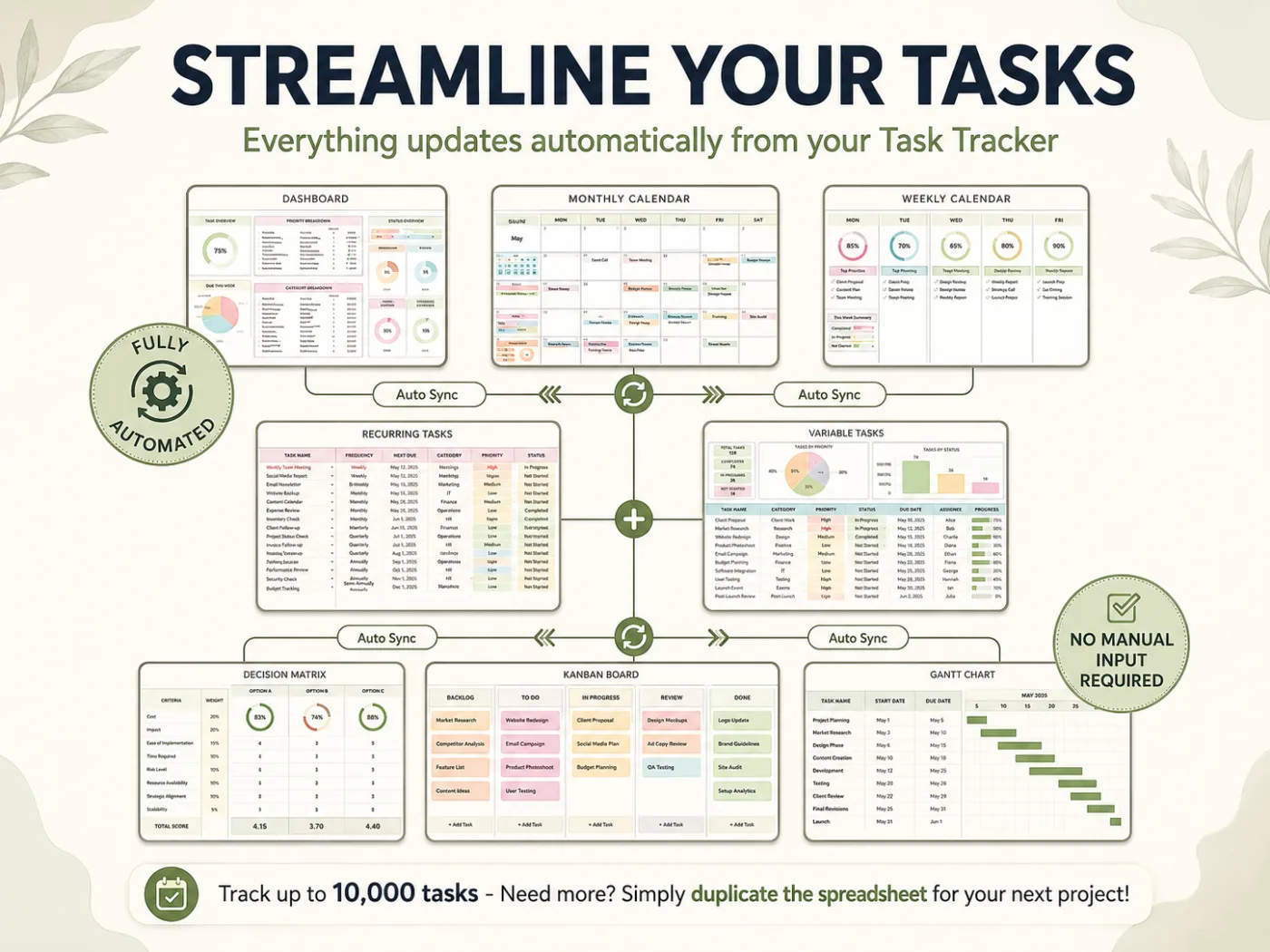 All-in-One Task Tracker: Streamline all tabs