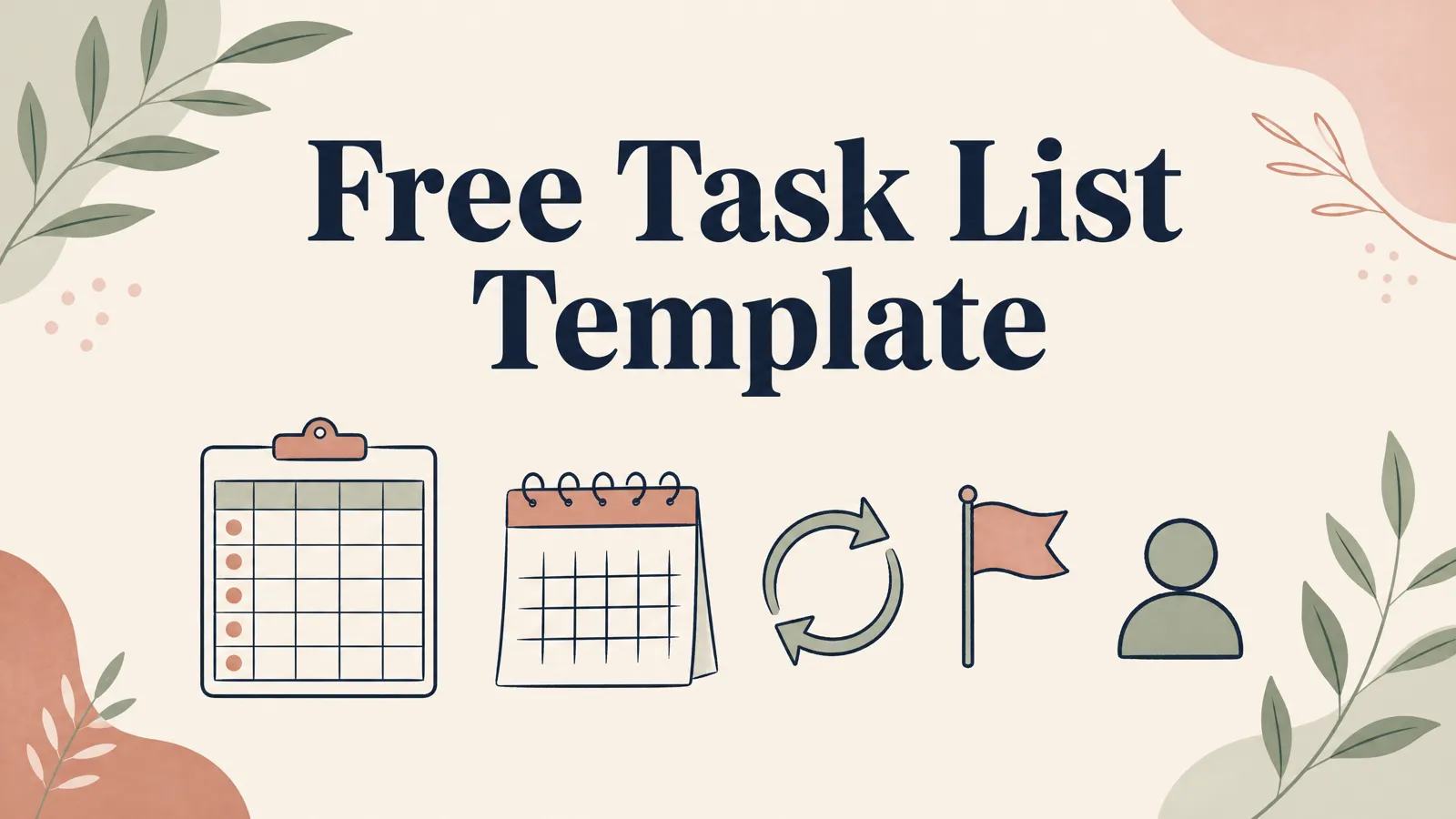 Free Task List Template: Copy It, Then Add the 5 Columns That Matter